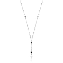 Colar Terço com Bolinhas Lisas e Strass Cruz Jesus Folheado